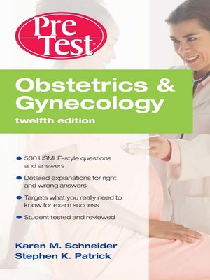 cover image of Obstetrics & Gynecology